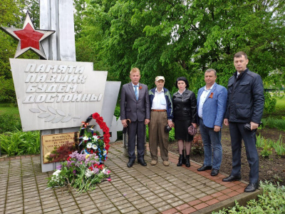 Руководство АО «Русь» приняло участие в праздновании Дня Победы в поселке Горьковский