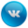 логотип Вконтакте со ссылкой на домашнюю страницу